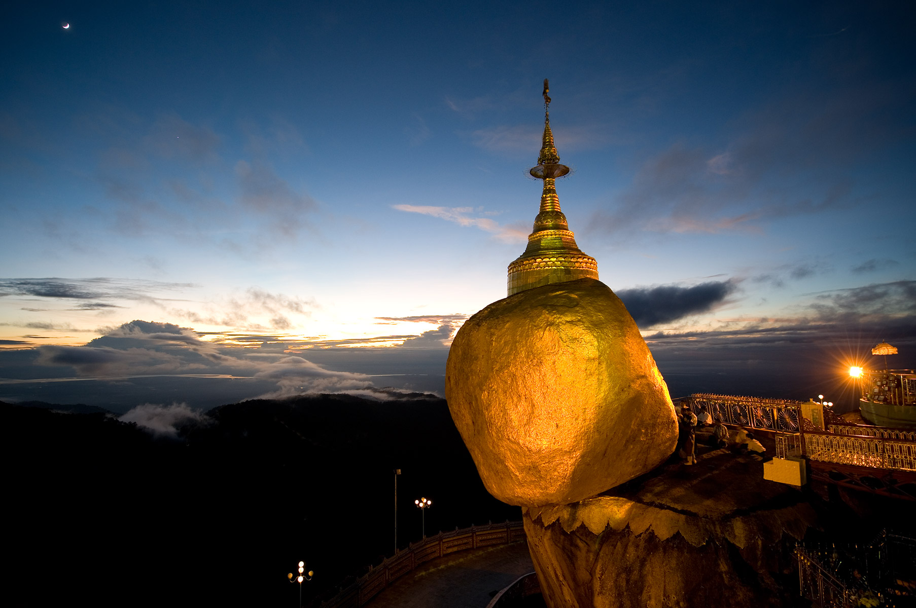 Top ten attractions in Myanmar holiday packages: Golden Rock